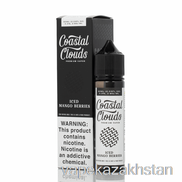 Vape Kazakhstan ICED Mango Berries - Coastal Clouds Co. - 60mL 3mg